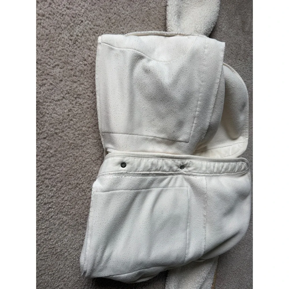 Wilfred Aritzia Jacket Sherpa Long Liner Light Birch Cream Medium